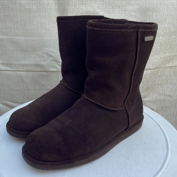 EMU Australia Paterson Class Lo Winter Boots. Chocolate. Women 7 Big Kid 5 - Picture 1 of 11